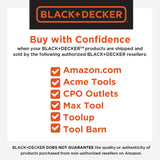 BLACK+DECKER 20V MAX Lithium Battery Charger, 2 Amp (BDCAC202B)