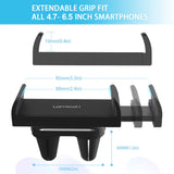Car Phone Mount, Lamicall Car Vent Holder : Universal Stand Cradle Holder Compatible with Phone Xs Max XR X 8 8P 7 7P 6S 6P 6, Samsung Galaxy S6 S8 S9 S8+ S9+ S10, Google, LG, Huawei, Other Smartphone