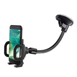 Car Phone Mount, Windshield Cell Phone Holder Universal Car Cradle Mount with Strong Suction Cup and One Touch Design Compatible iPhone X SE 7 Plus 6S 6 Plus 6 5S 5 4, Samsung Galaxy S9 Plus S8 S7