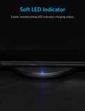Anker Wireless Charger, Qi-Certified Ultra-Slim Wireless Charger Compatible iPhone Xs Max/XS/XR/X/8/8 Plus, Galaxy S9/S9+/S8/S8+/Note 8 and More, PowerPort Wireless 5 Pad (No AC Adapter)