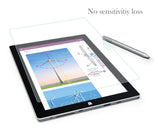 Microsoft Surface Pro 3 screen protector, Tranesca Anti Scratch Crystal clear tempered glass screen protector for Microsoft Surface Pro 3