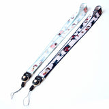 Crimmy Detachable Cell Phone Neck Lanyard, Universal, Double Sided Neck Strap Band Lanyards for Camera, Cell Phone, iPod, USB, Flash Drive (map)