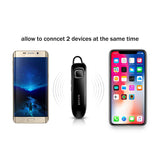 Bluetooth Headset V4.1 Bluetooth Earpiece with Noise Cancelling Mic, Waterproof IPX5 (Black)