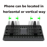 Cell Phone Car Holder, Car Phone Mount Anti Slip Silicone Dashboard Car Pad Mat for 3.5-7 inch Smartphone or GPS Devices(Black)