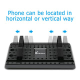 Car Phone Holder, Vansky Car Phone Mount Silicone Dashboard Car Pad Mat for iPhone X/8 Plus/7 Plus/6/6S Plus, Samsung Galaxy S8 Plus/Note 8/S7 3.5-7 inch Smartphone or GPS Devices