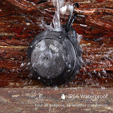 Bluetooth Speaker, MIFA F10 Portable Speaker with Enhanced 3D Stereo Bass Sound, IP56 Dustproof Waterproof, 10-Hour Playtime, Built-in Mic, Micro SD Card Slot, USB Audio Input