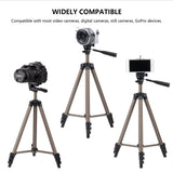 Eocean Tripod, 50-inch Video Tripod for Cellphone with iOS Andriod System, Universal Tripod for Gopro and Camera with Wireless Remote, Compatible with iPhone Xs/Xr/Xs MaX/X/8/Galaxy Note 9/S9/Google