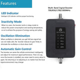 Cell Phone Signal Booster for Car, Truck and RV - Multiple Band Cellular Repeater Kit for All Carriers 2G 3G 4G LTE Boost Voice & Data Signal for Verizon AT&T T-Mobile (Band 2/4/5/12/13/17)