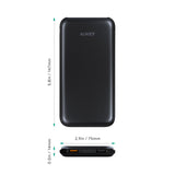 AUKEY Power Delivery Power Bank, 10000mAh PD Power Bank, 18W USB-C Portable Charger with Quick Charge 3.0 Compatible iPhone Xs/XS Max, Pixel, Samsung, Nintendo Switch etc.