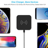 CHOETECH Wireless Charger, Qi Certified Wireless Charging Pad Compatible with iPhone Xs Max/XS/XR/X/8/8 Plus, Samsung Galaxy S10/S10+/S10E/Note 9/S9/S9+/Note 8/S8/S7, New AirPods and More