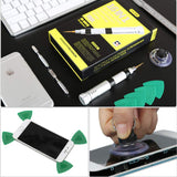 E.Durable Pentalobe P2 P5 Triwing Y000 Slotted Phillps Hex Screwdriver Set for iPhone X, iPhone 8, 8 Plus,7/7 Plus, 6/6S Plus,5S/5/5C/4S/4/SE, Macbook Pro/Air, Phone Toolkits (16 IN 1 Tool Set)