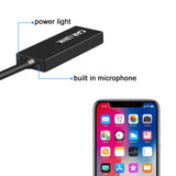 Bluetooth Aux Adapter, U2 Mini Wireless Car Bluetooth Receiver USB to 3.5mm Jack Bluetooth to Aux Adapter Audio Music Receiver Handsfree Car kit with Built in Mic for Car Speaker Home Audio