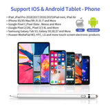 Chilison Active Stylus Digital Pen for Touch Screens,Pencil Compatible for iPad iPhone Samsung &Tablets, Drawing and Handwriting on Touch Screen Smartphones & Tablets (iOS/Android), White