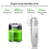 Bluetooth Headset V4.1 Bluetooth Earpiece with Noise Cancelling Mic, Waterproof IPX5 (Sliver)