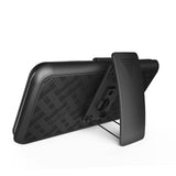 Bomea Holster Combo Belt Case with Clip Slim Armor Hard Protective Shell Cover for iPhone 7 iPhone 8 Kickstand Swivel Belt Clip - Black