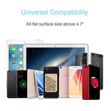 Cell Phone Wallet,Credit Card Holder for Back of Phone Pocket 3M Adhesive Sticker Card Pouch Sleeve for iPhone/Samsung Galaxy/Sony/Android and Most Smartphones,Black/Silver Glitter