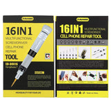 E.Durable Pentalobe P2 P5 Triwing Y000 Slotted Phillps Hex Screwdriver Set for iPhone X, iPhone 8, 8 Plus,7/7 Plus, 6/6S Plus,5S/5/5C/4S/4/SE, Macbook Pro/Air, Phone Toolkits (16 IN 1 Tool Set)