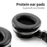 COWIN E7 Active Noise Cancelling Headphones Bluetooth Headphones with Mic Deep Bass Wireless Headphones Over Ear, Comfortable Protein Earpads, 30H Playtime for Travel Work TV PC Cellphone - Black