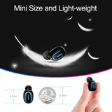 Bluetooth Earbuds, Anbes Mini Wireless Earbuds, V4.2 Invisible Bluetooth Headphone with Magnetic Inductive Charging 4 Hours Playtime, Car Blueooth Headset with Mic for Cell Phones (One Piece)