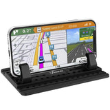 Cell Phone Holder for Car, AONKEY Dashboard Car Pad Mat Vehicle GPS Mount Universal Fit All Smartphones, Compatible iPhone Xs/XS Max XR X 6S 7/8 Plus, Galaxy Note 9/8 S8/S9/S10 Plus J7 J3, Pixel 3 XL