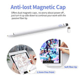 Chilison Active Stylus Digital Pen for Touch Screens,Pencil Compatible for iPad iPhone Samsung &Tablets, Drawing and Handwriting on Touch Screen Smartphones & Tablets (iOS/Android), White