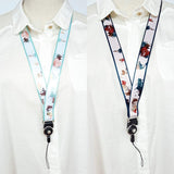 Crimmy Detachable Cell Phone Neck Lanyard, Universal, Double Sided Neck Strap Band Lanyards for Camera, Cell Phone, iPod, USB, Flash Drive (map)