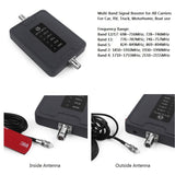 Cell Phone Signal Booster for Car, Truck and RV - Multiple Band Cellular Repeater Kit for All Carriers 2G 3G 4G LTE Boost Voice & Data Signal for Verizon AT&T T-Mobile (Band 2/4/5/12/13/17)