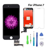 Compatible for iPhone 7 Screen Replacement (4.7inch Black), FFtopu LCD Digitizer Touch Screen Assembly Set with 3D Touch, Repair Tools and Professional Replacement Video Included