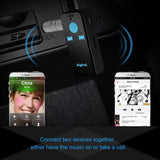 Bluetooth Receiver, Mini Wireless Audio Adapter Hands-Free Car Kit Music Streaming 3.5mm Stereo Output (Bluetooth 4.1, A2DP, 8H Play,TF/SD Card) Bluetooth Aux Adapter for Home Car Sound System