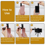 Cell Phone Camera Lens Kit, OUNUO 6 in 1 Kit 12X Zoom Telephoto Lens + 235° Fisheye Lens + 0.62X Wide Angle Lens + 20X Macro Lens + Professional CPL Lens + Starburst Lens + Phone Holder & Tripod