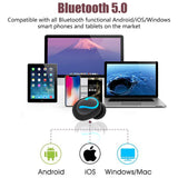 Bluetooth Earbud, BESINPO Bluetooth 5.0 Wireless Earbud 120 Hours Playing Time 1500mAh Portable Charging Case Mini Single Bluetooth Earpiece with Mic, Clear Sound for Hands-Free Call - One Piece