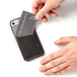 Case-Mate - Stick On Credit Card Wallet - POCKETS - Ultra-slim Card Holder - Universal fit - Apple – iPhone – Samsung – Galaxy - and more – Black