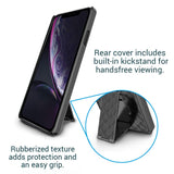 iPhone XR Holster Case, Aduro Combo Shell & Holster Case - Super Slim Shell Case with Built-in Kickstand, Swivel Belt Clip Holster for Apple iPhone XR/iPhone 10R (2018/2019)
