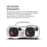 Bluetooth Speakers, Waterproof Outdoor Speakers Bluetooth 5.0,40W Wireless Stereo Pairing Booming Bass Speaker,2400 Minutes Playtime with 8000mAh Power Bank, Durable for Home Party,Camping(Black)