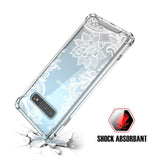 Cutebe Case for Galaxy S10 Plus,Shockproof Series Hard PC+ TPU Bumper Protective Case for Samsung Galaxy S10 Plus 6.4 Inch 2019 Release Crystal