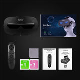 Canbor VR Headset with Remote Controller Virtual Reality Headset VR Goggles for 3D Movies and Games Compatible with 4.0-6.3 Inches for iPhone, Samsung Sony More Smartphones