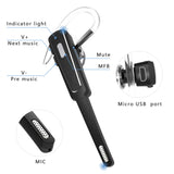 Bluetooth Headset, Wireless Bluetooth 4.1 Earpiece Ultralight Sweatproof Headphones Hi-Fi Earphones with In-ear Earbuds, Noise Cancelling Mic and Hands-free Calling for for Cell Phones,Trucker Driving