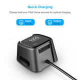 for Fitbit Versa Charger,Hagibis Replacement USB Charging Cable Dock for New Fitbit Versa Smartwatch (2 Pack)