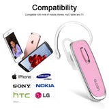 Bluetooth Headset V4.1,Bluetooth Headphones with Noise Cancelling Mic,Hands Free Wireless Earbuds for iPhone 8 7 Plus 6s plus 5s iPad Samsung Android Galaxy S8 S7 or Other Cell Phones,Pink