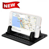 Cell Phone Car Holder, Car Phone Mount Anti Slip Silicone Dashboard Car Pad Mat for 3.5-7 inch Smartphone or GPS Devices(Black)