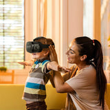 Canbor VR Headset with Remote Controller Virtual Reality Headset VR Goggles for 3D Movies and Games Compatible with 4.0-6.3 Inches for iPhone, Samsung Sony More Smartphones