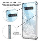 Cutebe Case for Galaxy S10 Plus,Shockproof Series Hard PC+ TPU Bumper Protective Case for Samsung Galaxy S10 Plus 6.4 Inch 2019 Release Crystal