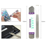 E.Durable Professional Safe Opening Pry Tool Repair Kit with Non-Abrasive Nylon Spudgers, Anti-Static Tweezers, Plastic Pry bar, Etc (Pry Opening Kit Set1)