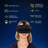Canbor VR Headset with Remote Controller Virtual Reality Headset VR Goggles for 3D Movies and Games Compatible with 4.0-6.3 Inches for iPhone, Samsung Sony More Smartphones