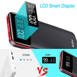 Power Bank Portable Charger 2 USB Outputs 24000mAh High Capacity Charge External Battery Pack with LCD Display, Compatible with Smart Phones,Android Phone,Tablet and More