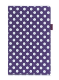 Fire HD 10 Case, Amazon Fire HD 10 2015 Case, rooCASE Dual View Leather PU Folio Slim Fit Lightweight Folding Stand Cover Auto Wake/Sleep Dot Purple