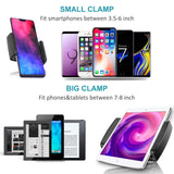 Car Phone Mount, Newward 2 Clamps Long Arm Universal Windshield Dashboard Cell Phone Holder for iPhone X 8 7 Plus 6 6s Plus 5s SE,Samsung Galaxy S9 S8 S7 S6 S5 Note,Google,LG and Other Smartphones