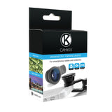 Camkix Universal 3 in 1 Cell Phone Camera Lens Kit - Fish Eye Lens / 2 in 1 Macro Lens & Wide Angle Lens / Universal Clip (Black)