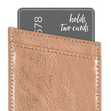 Case-Mate - Stick On Credit Card Wallet - POCKETS - Ultra-slim Card Holder - Universal fit - Apple – iPhone – Samsung – Galaxy - and more – Rose Gold