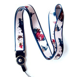 Crimmy Detachable Cell Phone Neck Lanyard, Universal, Double Sided Neck Strap Band Lanyards for Camera, Cell Phone, iPod, USB, Flash Drive (map)